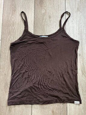 Planet Nusa Brown Cami Tank Top Size Medium